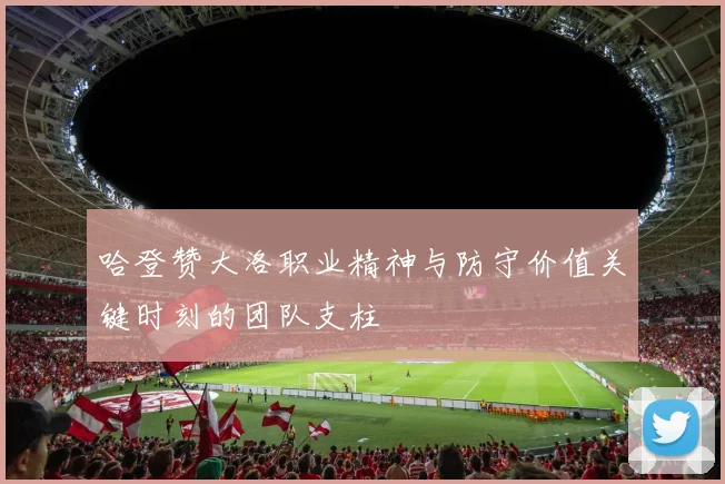 哈登赞大洛职业精神与防守价值关键时刻的团队支柱