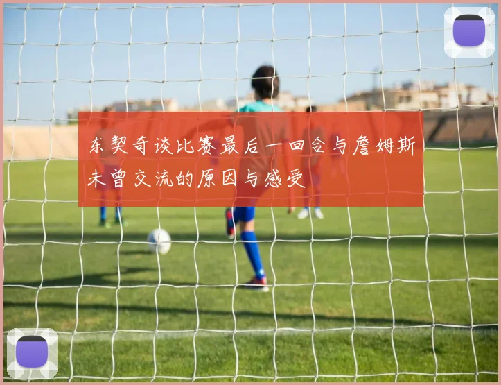 东契奇谈比赛最后一回合与詹姆斯未曾交流的原因与感受
