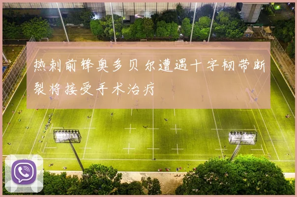 热刺前锋奥多贝尔遭遇十字韧带断裂将接受手术治疗