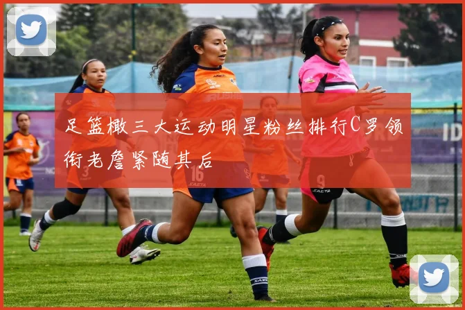 足篮橄三大运动明星粉丝排行C罗领衔老詹紧随其后